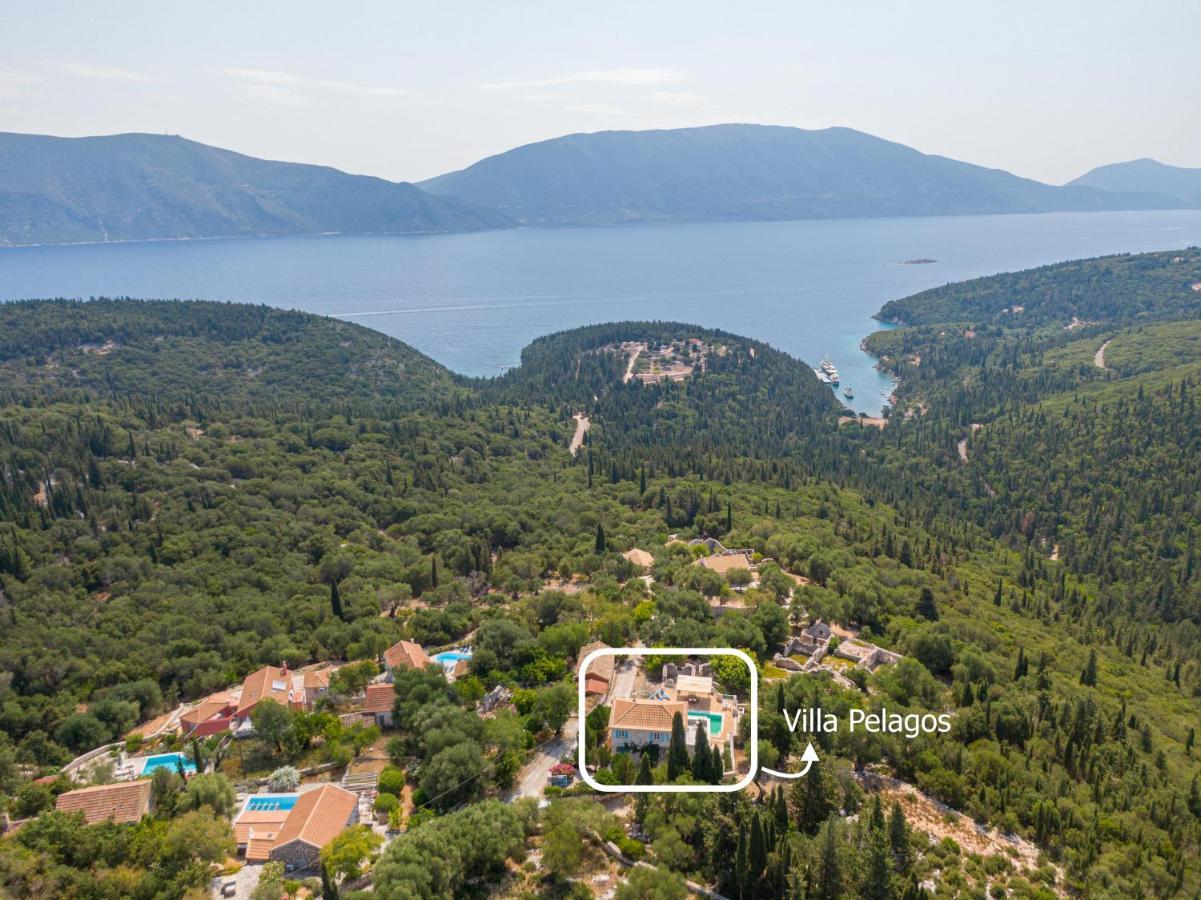 Villa Pelagos Tselendata Bagian luar foto